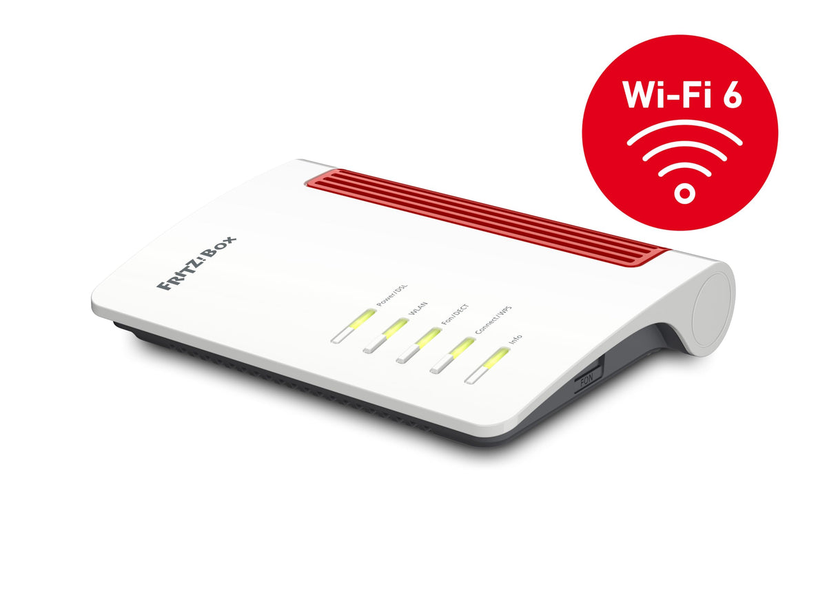 FRITZ! Box 7530 AX – WLAN Router mit Wi-Fi 6, VDSL Supervectoring & Mesh