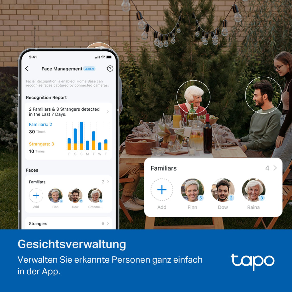 TP-Link Tapo H500 HomeBase – Smart Hub mit 16GB Speicher, erweiterbar auf 16TB